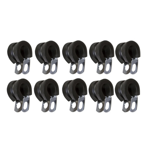Tube Clamp Rubber Lined 1/2in - 10 Pack   561.3108  904RA  021116 492002  545084