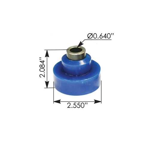 [QL-9D8Z-Y3CW] Motor Mount Bushing Poly Peterbilt   M20310UB   CB2203-72