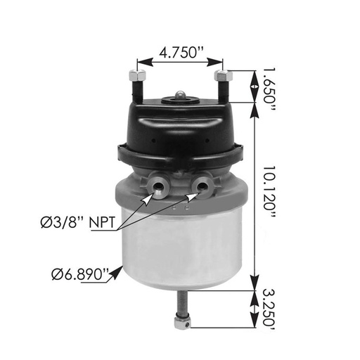 Piston Style Type 18/24 Disc Brake  179.PS1824   K025670