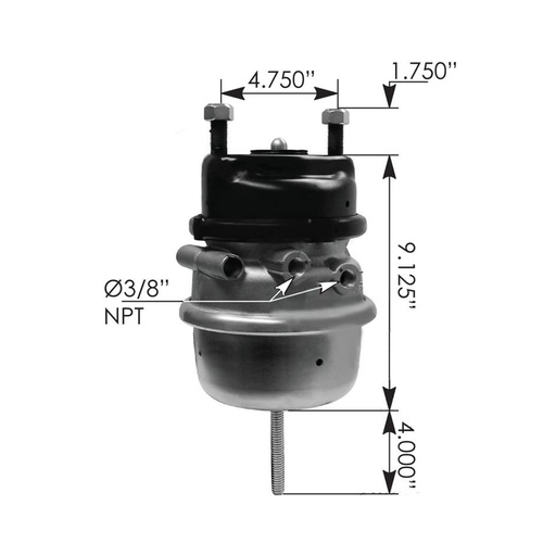 Spring Brake Type 18/24 Disc Brake  179.SB1824DB   K043294