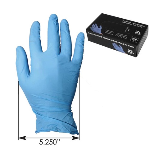 Nitrile Gloves 100ct 3.5g Xtra Large  571.G1002XL