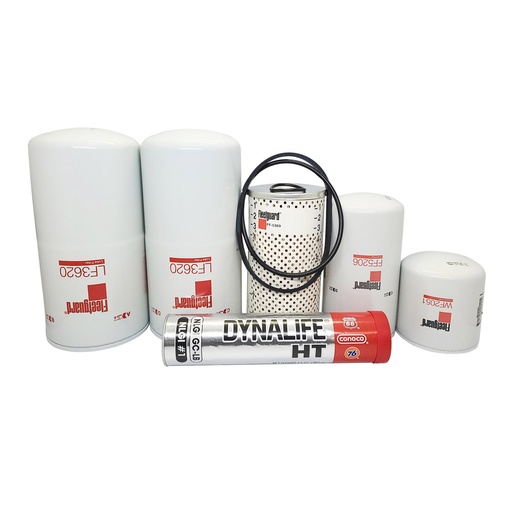 [7N-LQ2B-TQ30] DETROIT OIL CHANGE KIT, LF3620, FF5206, FF5369, WF2051, FREE GREASE