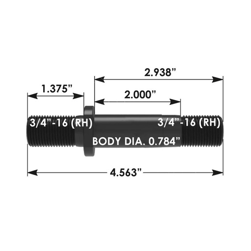 Double Ended Stud  201.7010R  20X66 E5553R R005553R