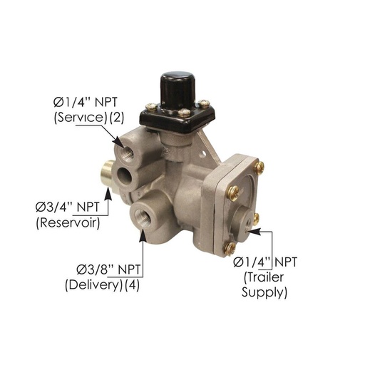 SR5 Type Brake Valve No Anti-Compounding 170.065438  65438