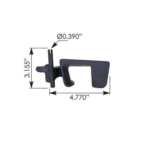 [YL-PSJA-LMW0] Interior Door Handle LH Freightliner HLK2145 18-41717-000 1839533000 1841717000