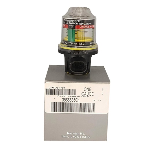 OEM INTERNATIONAL GAUGE AIR CLEAR IND FILTER  3566635C1