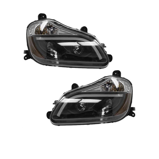 [T1-6WYH-RMLU] Headlamp Assembly Black LH-RH Kenworth   564.59090SB