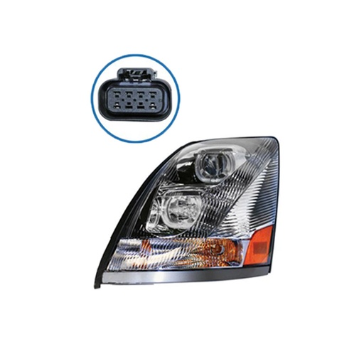 Headlamp RH Projector Chrome Volvo  564.96017C