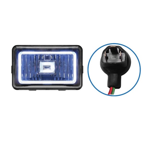 [FJ-UD07-WZ9B] Headlamp High Beam 4in X 6in LED w/Halo  564.9946SH