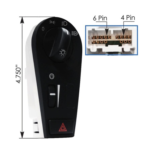 Headlamp and Hazards Switch Volvo  577.96506   20953575