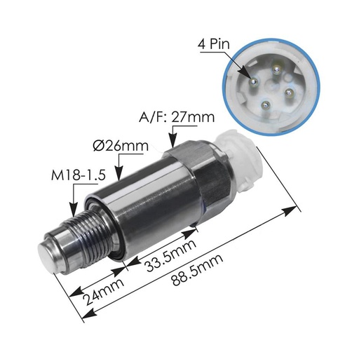 Speed Sensor Volvo 577.96514 21643804 1077500 1662938 1662939 20583477
