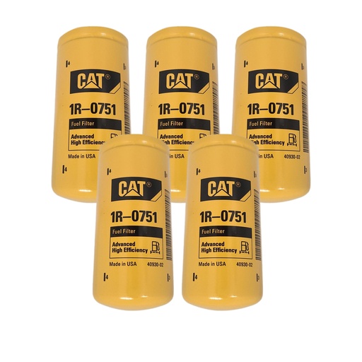 [QP-SWRH-TQOD] Fuel Filter CAT 1R-0751 1R0751 *(Pack of 5)*