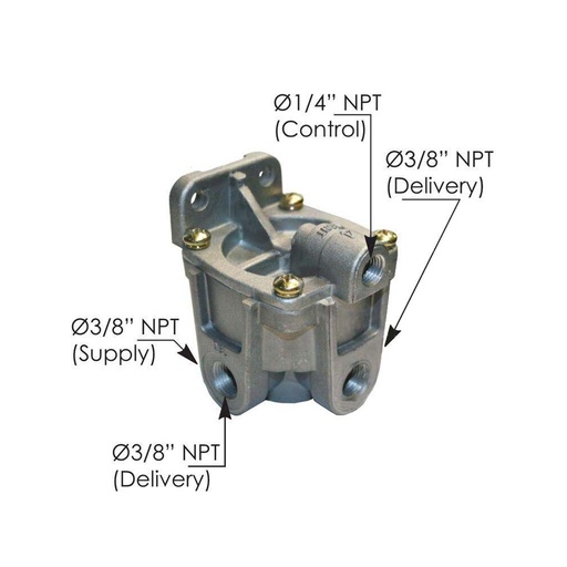 RG2 Type Relay Valve  170.KN28510  KN28510X