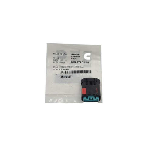New OEM Genuine Cummins CONNECTOR,ELECTRICAL 3164886