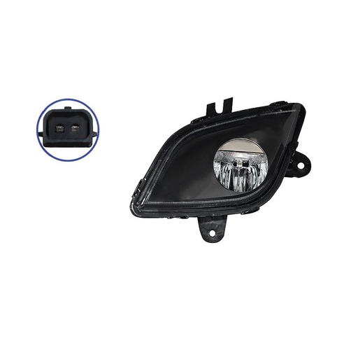 [ZN-36Q4-NEKW] Fog Lamp RH Black LED Freightliner P4   564.46077R   A66-03653-003