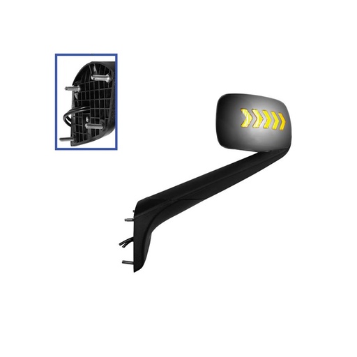 [FO-10VX-95VS] Hood Mount Mirror RH Chrome Freightliner  563.46092DCY