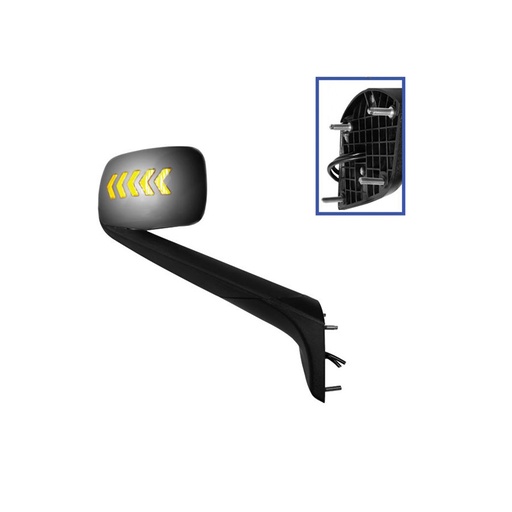 [SK-JCDA-Z71L] Hood Mount Mirror LH Chrome Freightliner  563.46091DCY