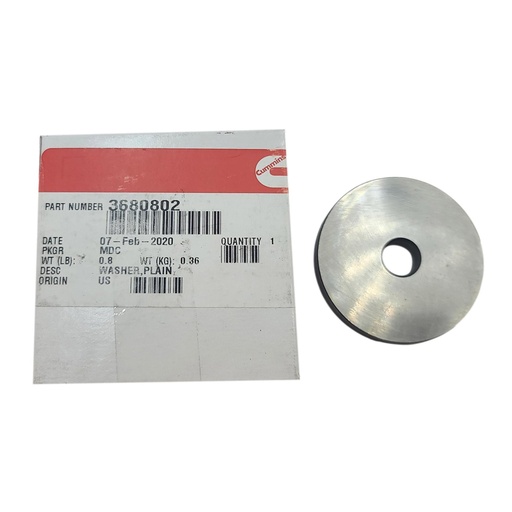 OEM CUMMINS WASHER,PLAIN 3680802
