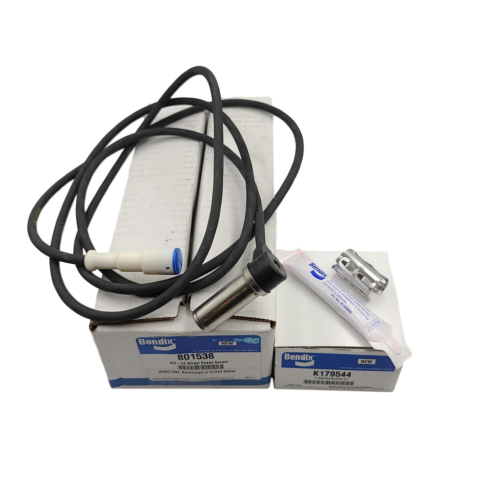 BENDIX WS-24 WHEEL SPEED SENSOR - 801538 K181265 | KAHGO