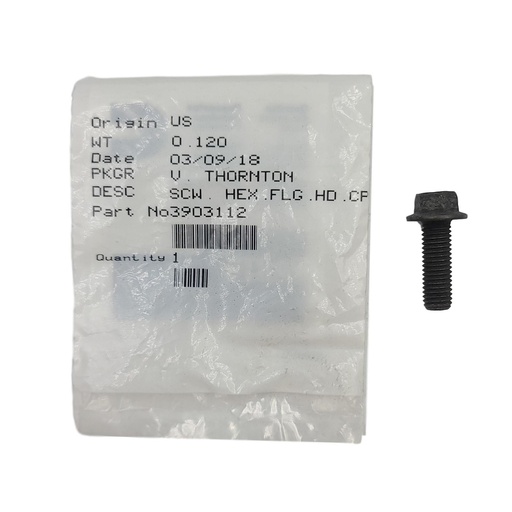 New OEM Genuine Cummins  SCREW,HEX FLANGE HEAD CAP 3903112