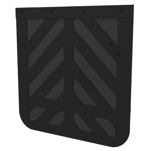 [FB-9SIJ-DELS] Mud Flap Standard  562.102424  Rubber 24" x 24" x 3/16" Thick  Chevron Style