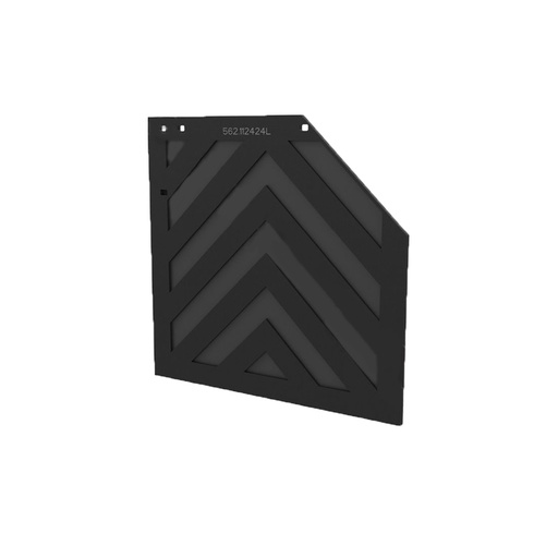 Mud Flap Heavy Duty 45 Deg LH   562.112424L    2424HDL