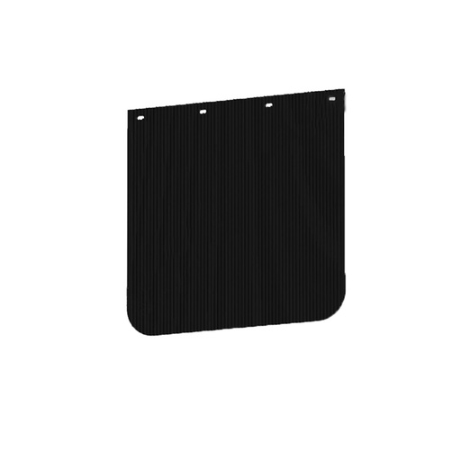 [CW-EDPE-XHRX] Mud Flap Black Poly Anti-Spray 0.240  562.122424B Ribbed to Reduce Spray