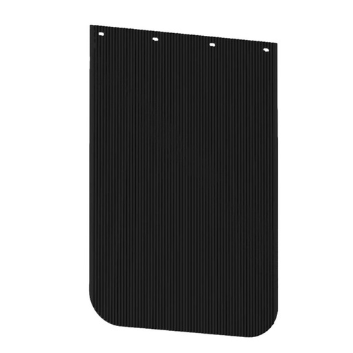 Mud Flap Black Poly Anti-Spray 0.375  562.132436B  24in X 36in X 0.375in Thick
