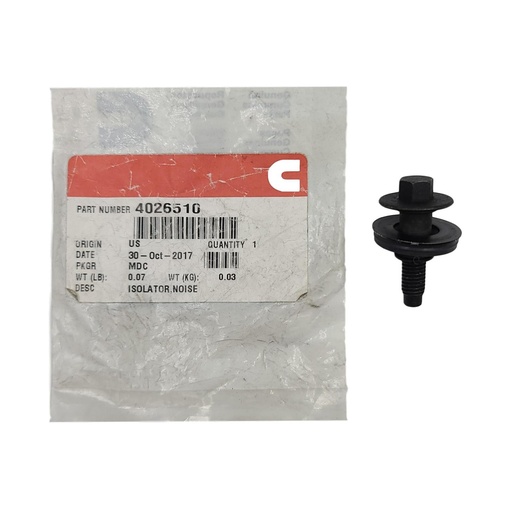 New OEM Genuine Cummins ISOLATOR,NOISE 4026510