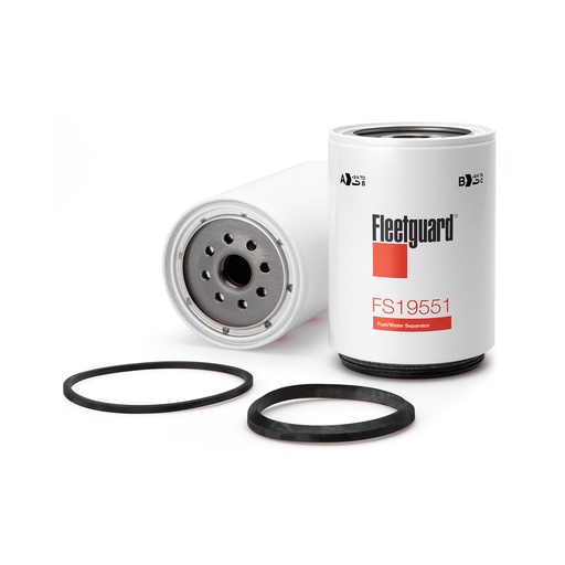 [BF-RK9W-KXYT] Fleetguard Fuel Filter with Water Separator FS19551