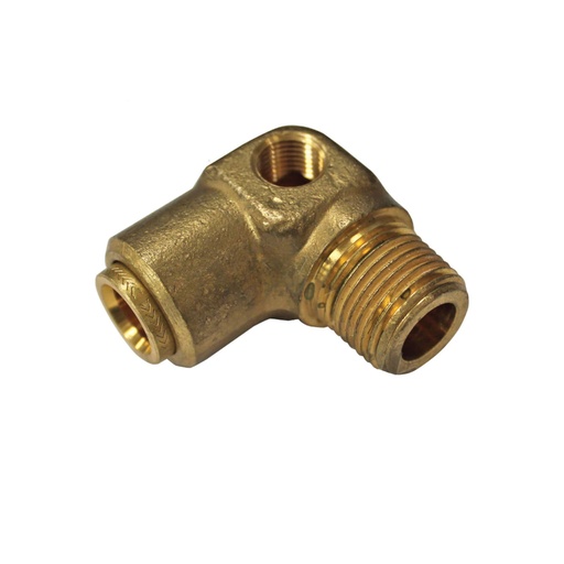 Brass PLC Fixed Tee 3/8 X 1/8 X 3/8in  177.13B7362C