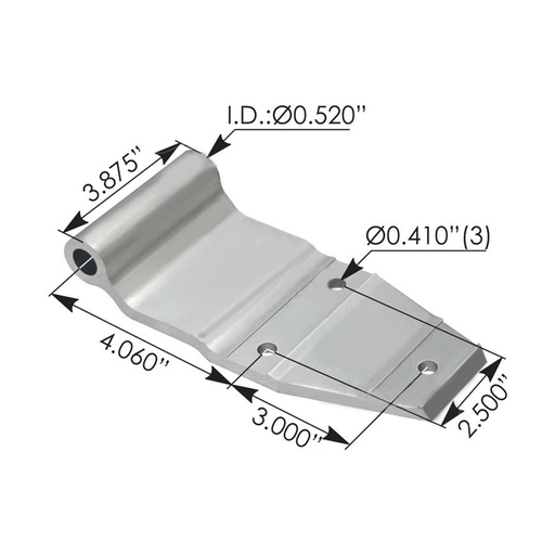 Hinge Great Dane 573.1010157 31801018 1402-7495 14027495 02200407 022-00407