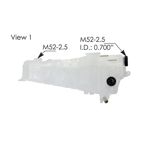 [3R-A199-YORF] Coolant Reservoir Freightliner 575.1014 A05-28531-000 A0528531002 FRT1702C