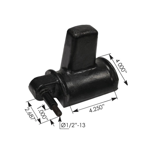 U Bolt Top Plate RH Peterbilt   MPB75002   B63-6001R