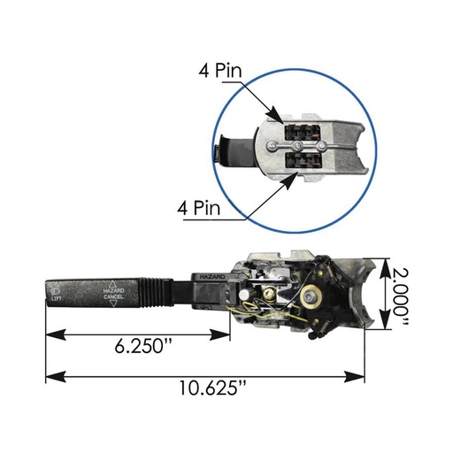 [LI-HEQX-5BU0] Turn Signal Freightliner 577.46005 A-680-545-01-24 6805450124 680-545-01