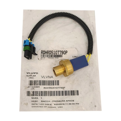 [2S-WPBL-RHIL] OEM VOLVO AC LOW PRESSURE SENSOR   RDHRD5107790P