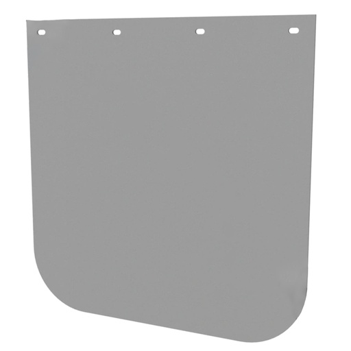 Mud Flap White Poly  562.142424W  24in x 24in x 3/16in Thick