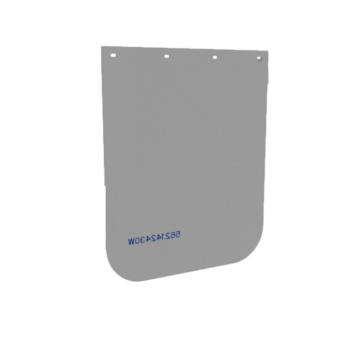 Mud Flap White Poly  562.142430W   24in x 30in x 3/16in Thick