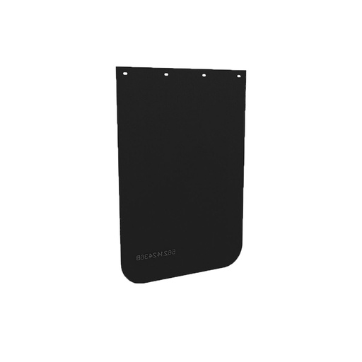 Mud Flap Black Poly  562.142436B   24in x 36in x 3/16in Thick