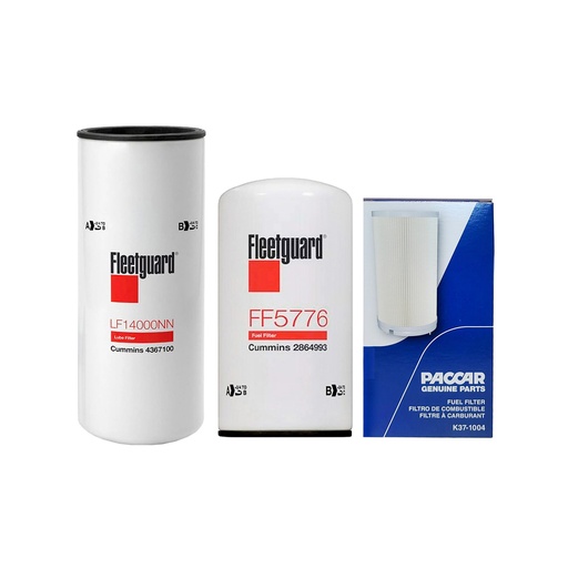 CUMMINS OIL CHANGE KIT LF14000, FF5776, K37-1004