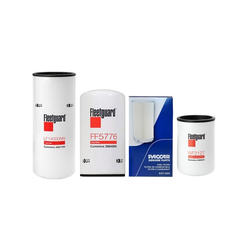 CUMMINS OIL CHANGE KIT LF14000, FF5776, K37-1004, WF2127