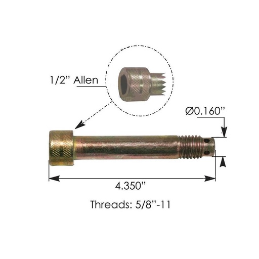 Hood Pivot Bolt  177.3462  L34-6021