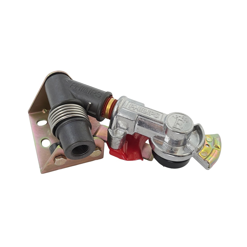 PP-「P」 PHILLIPS GLAD HAND RED 12-4508 | KAHGO Truck Parts
