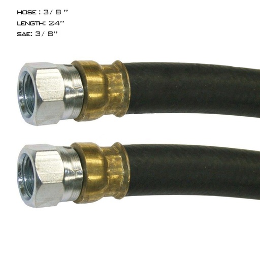 [6Z-UCMX-VLNR] Air Hose Assy 3/8in 3/8in SAE Swl-24in L  177.7424 16145SW24