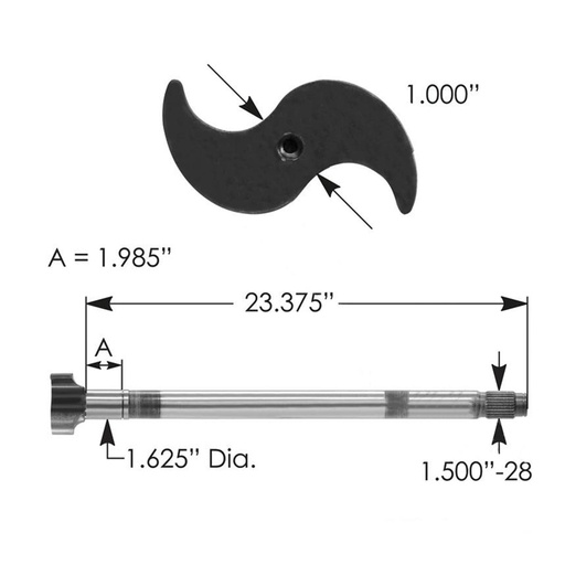 Camshaft LH  122.282312.03   2210B7958