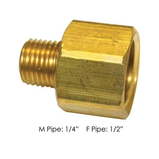 Adapter 1/4NPT Male x 1/2NPT Female  177.9120DB   3200X8X4