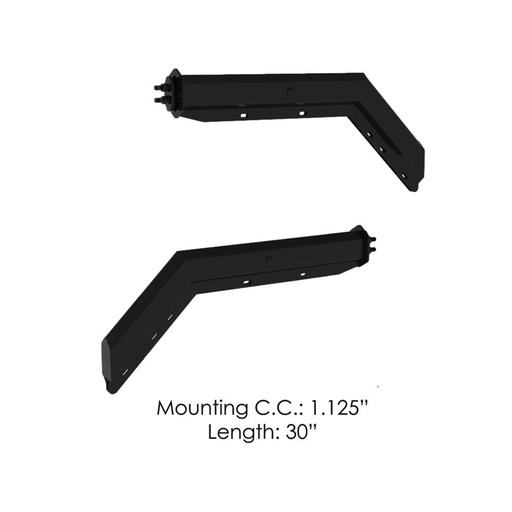[HD-LJBF-OJOV] Mud Flap Hanger Kit Spring Loaded  562.457  B67NT B673025NTBK 033-03404