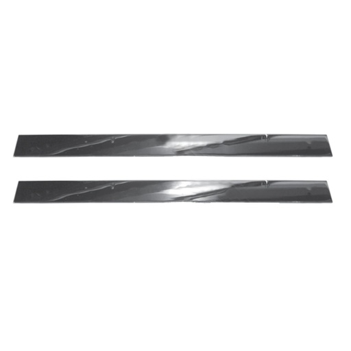 [R4-2RYY-EX4F] Mud Flap Top Plate Chrome Pair  24in  562.601-2BP  30018  10401  13106