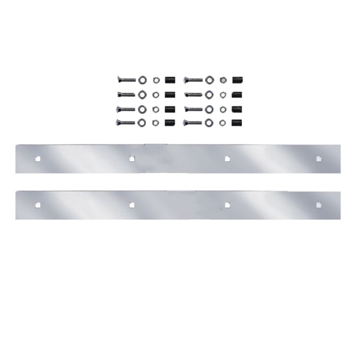 Mud Flap Top Plate Chrome Pair  562.602-2BP   30150