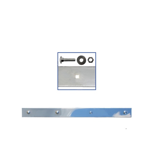 Mud Flap Top Plate SS Pair 24in 562.604-2BP  14403  21408  606SCD